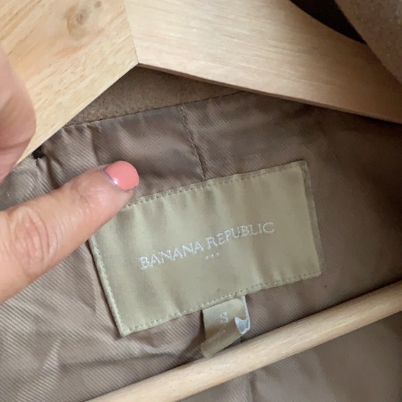 Banana republic tan wool coat - Picture 8 of 9